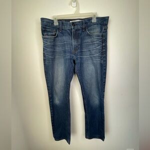 Express Men's Blue Straight Jeans 34x32